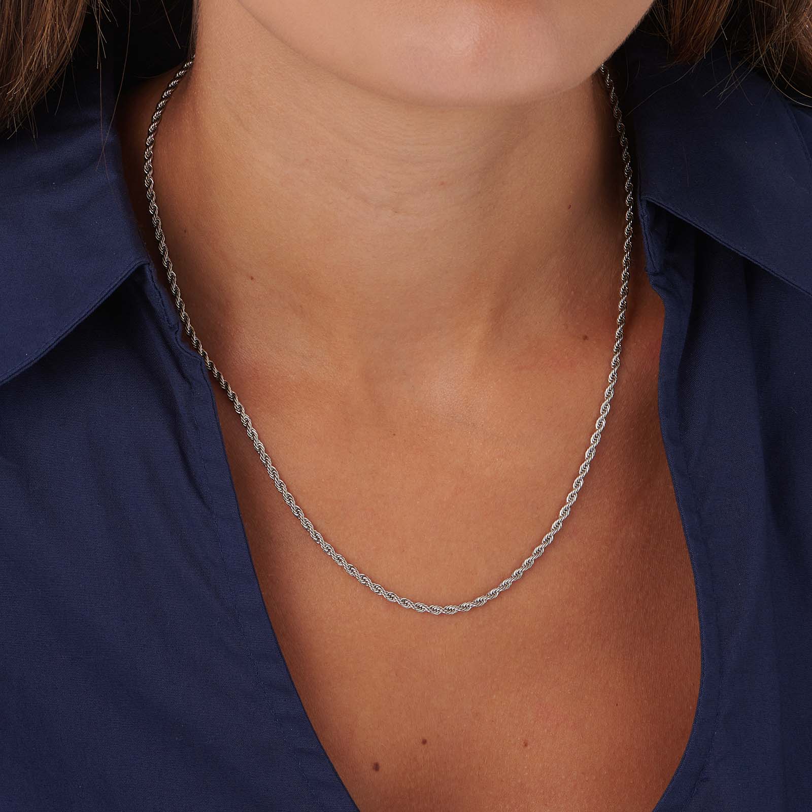 Stålhalsband replänk 2mm bred