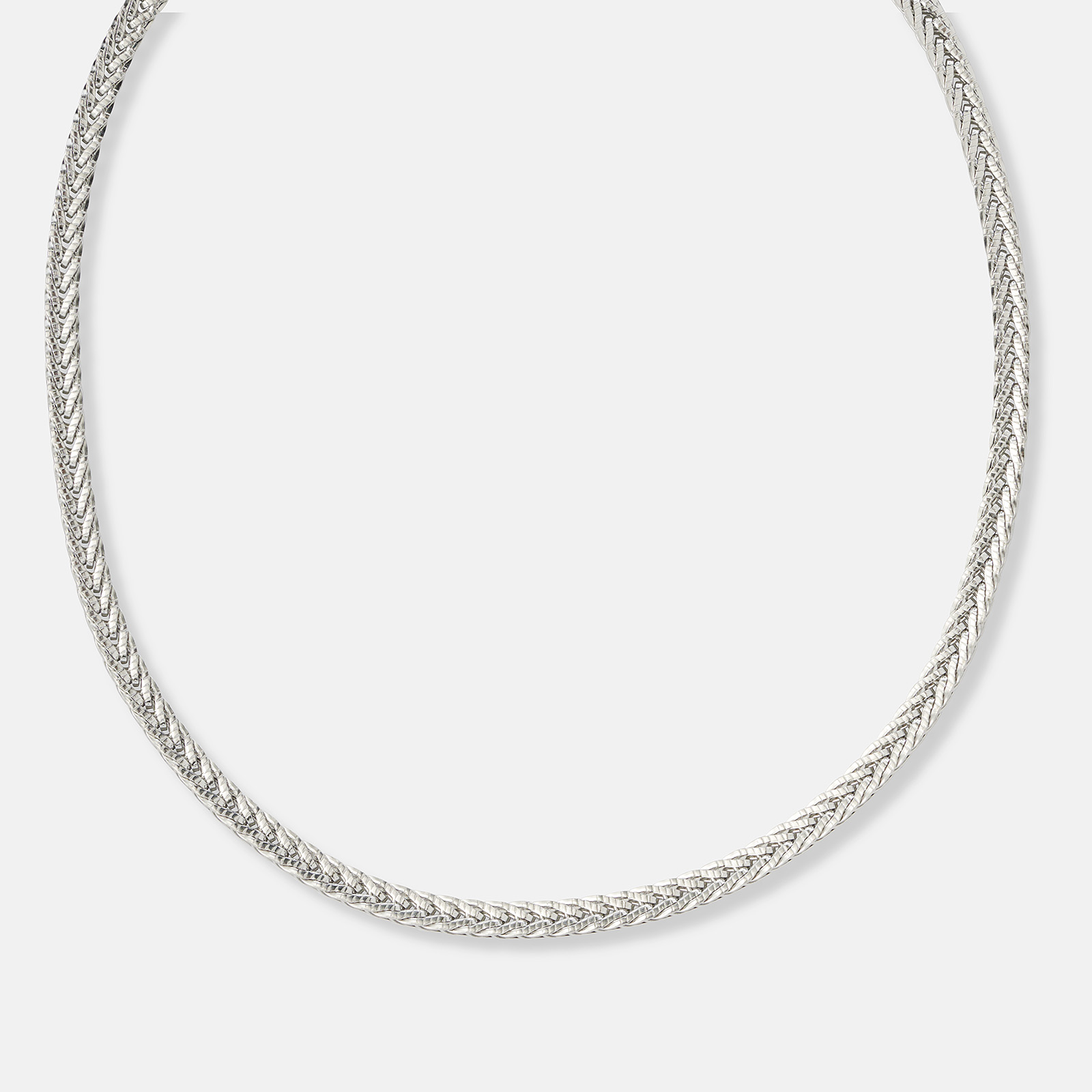 Stålhalsband fox tail - 40+6cm