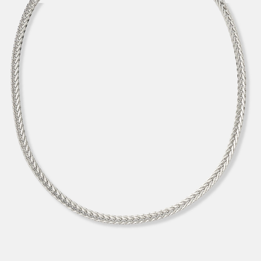 Stålhalsband fox tail - 40+6cm