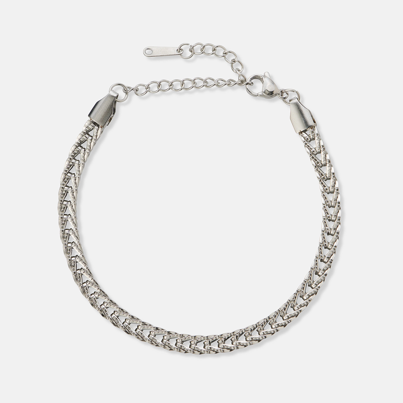 Stålarmband fox tail - 16+3cm