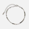 Stålarmband twist chain -  16+3 cm