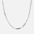 Stålhalsband twist chain - 40+5cm