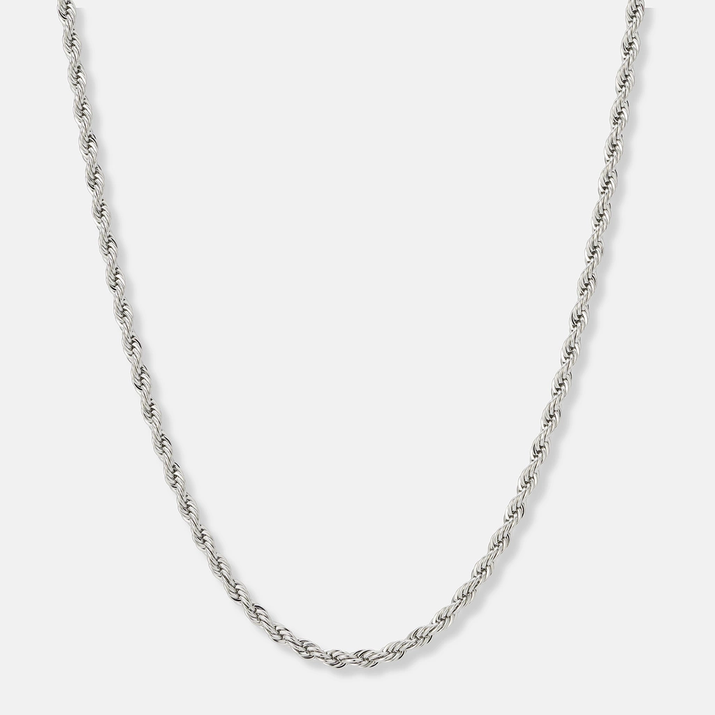 Stålhalsband replänk 4mm bred - 40+5cm