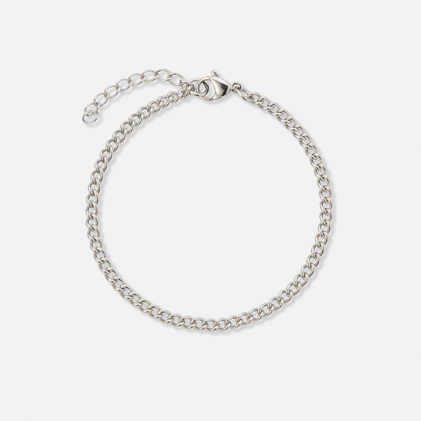 Stålarmband pansarlänk 3mm bred