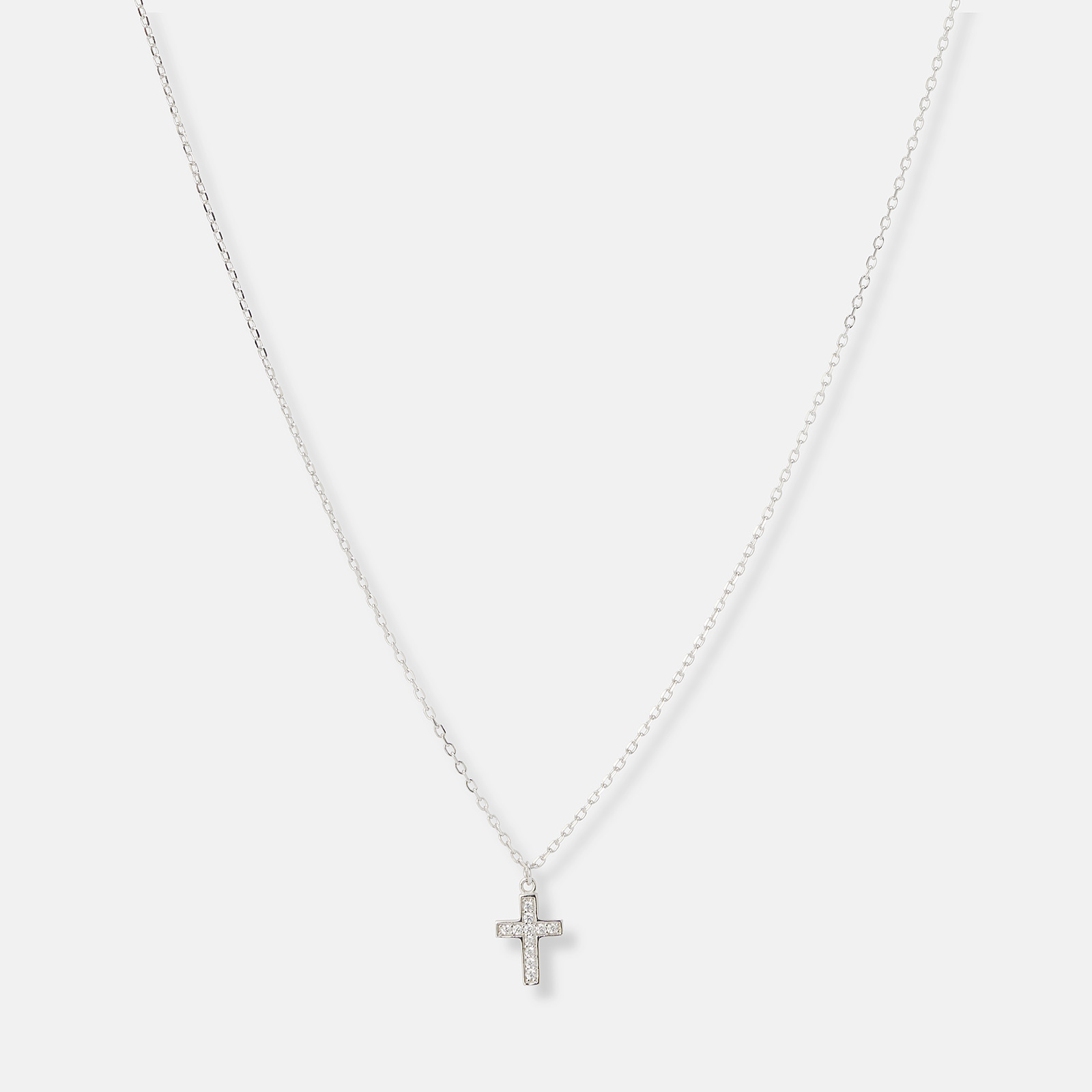 Set med 2-par halsband i äkta silver - 42+3cm