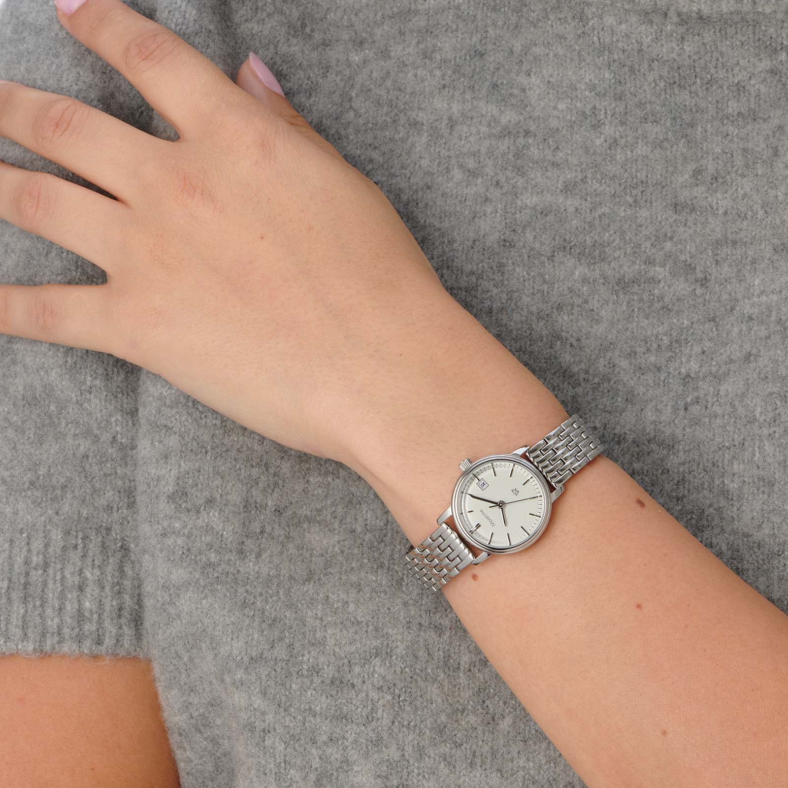 Moretime damklocka grå/silver - 25 mm