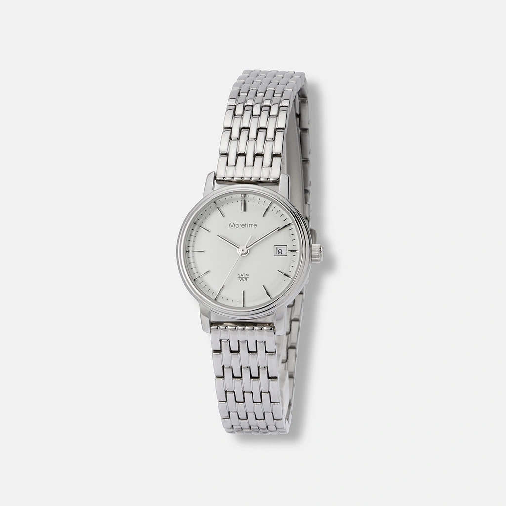 Moretime damklocka grå/silver - 25 mm