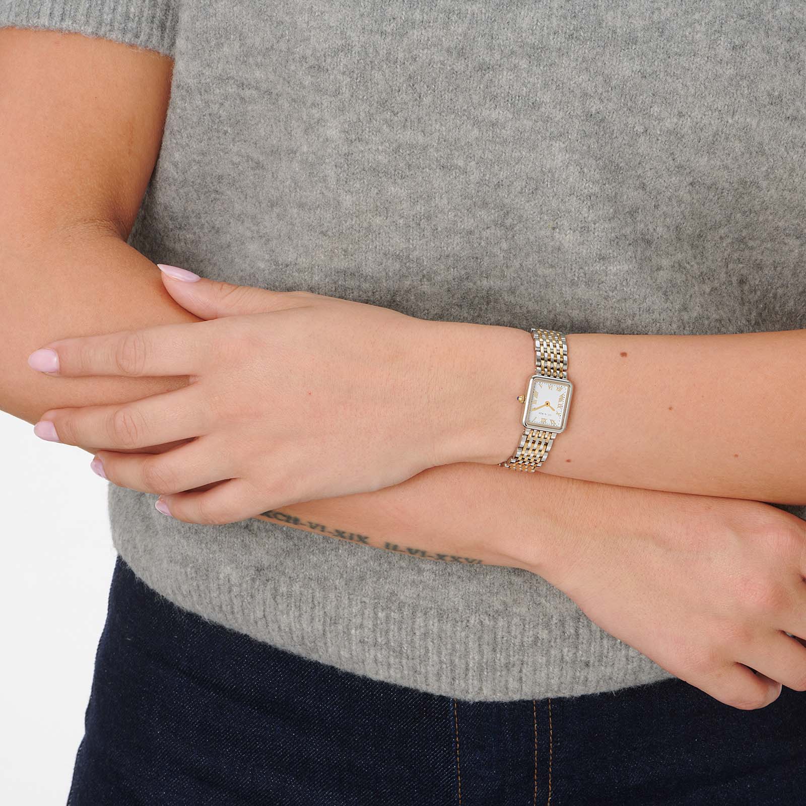 Ivy n Rox Vouge damklocka bicolor - 18x26 mm