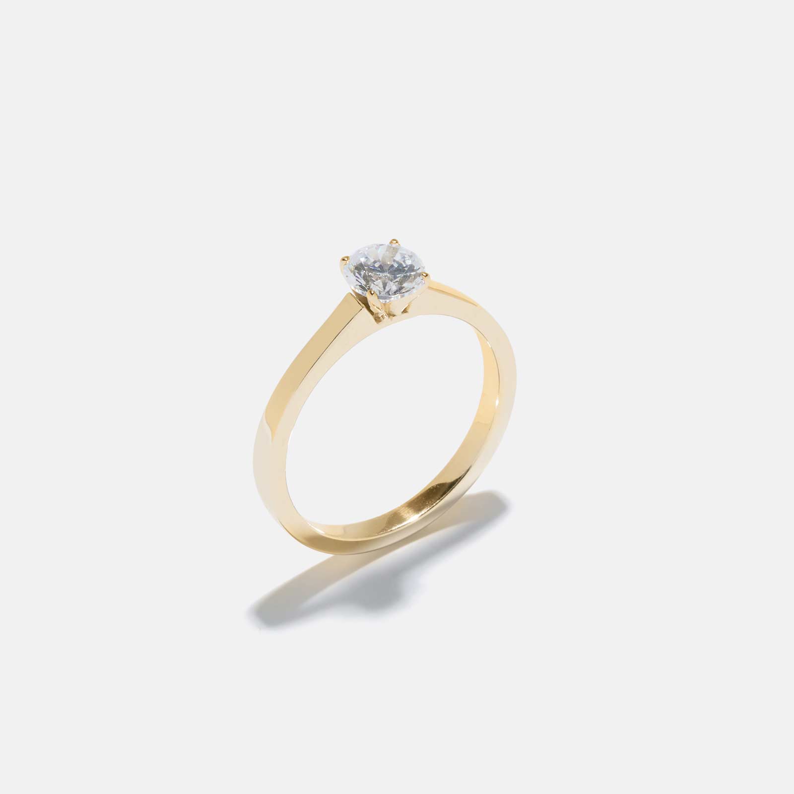 Ring Katarina - 18k guld, labbodlad diamant 0,65 carat st.16