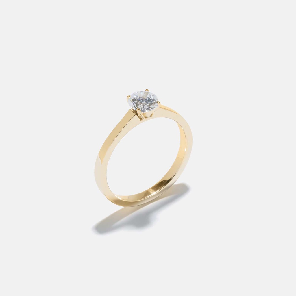 Ring Katarina - 18k guld, labbodlad diamant 0,65 carat - 16