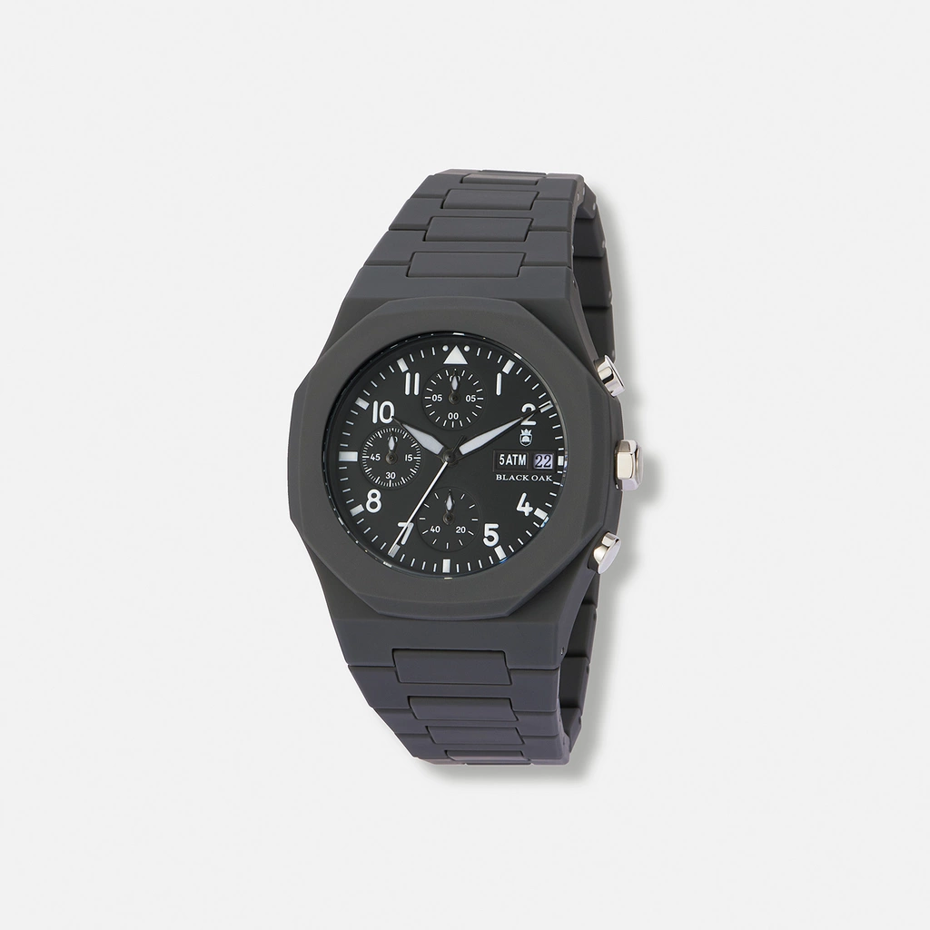 Black Oak Monarch Kronograf grå metall - 41 mm