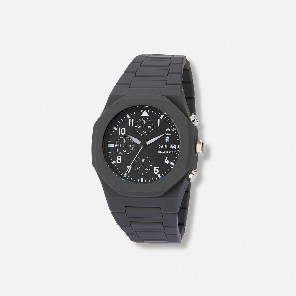 Black Oak Monarch Kronograf grå metall - 41 mm