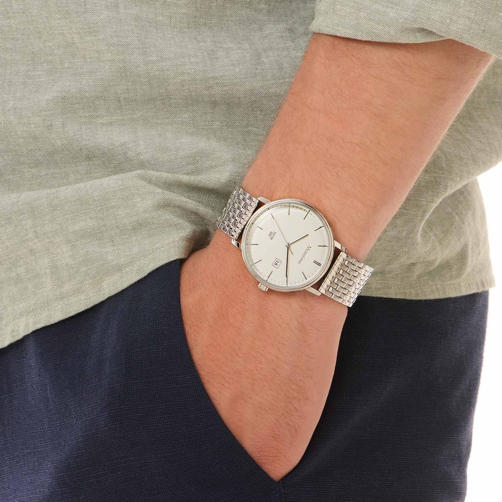 Moretime herrklocka metallband grå/silver - 40 mm