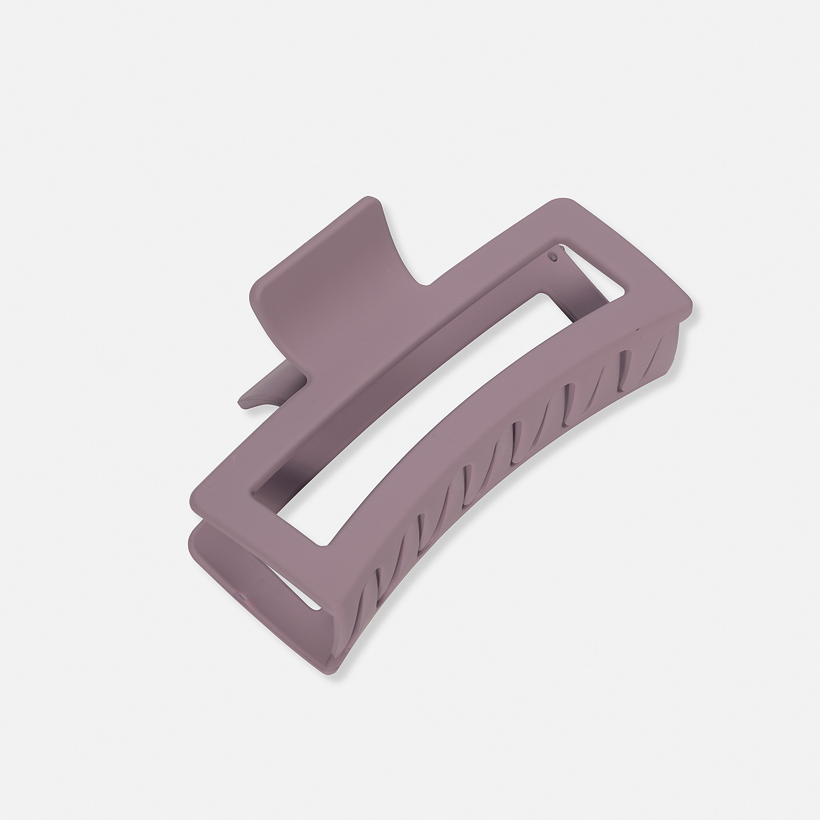 Lila hårklämma 13 cm