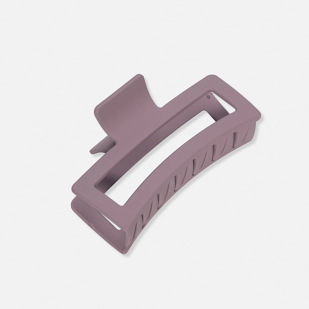 Lila hårklämma 13 cm