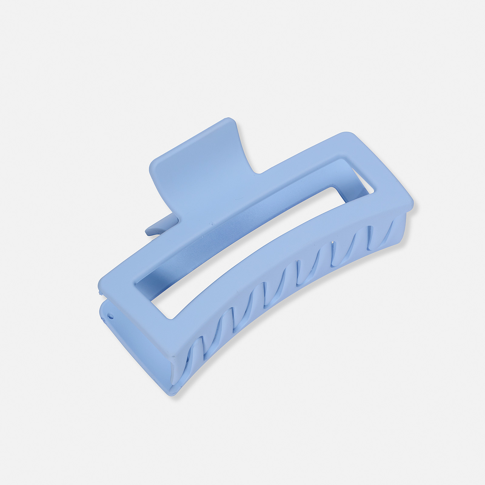 Ljusblå hårklämma 13 cm