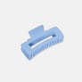 Ljusblå hårklämma 10 cm