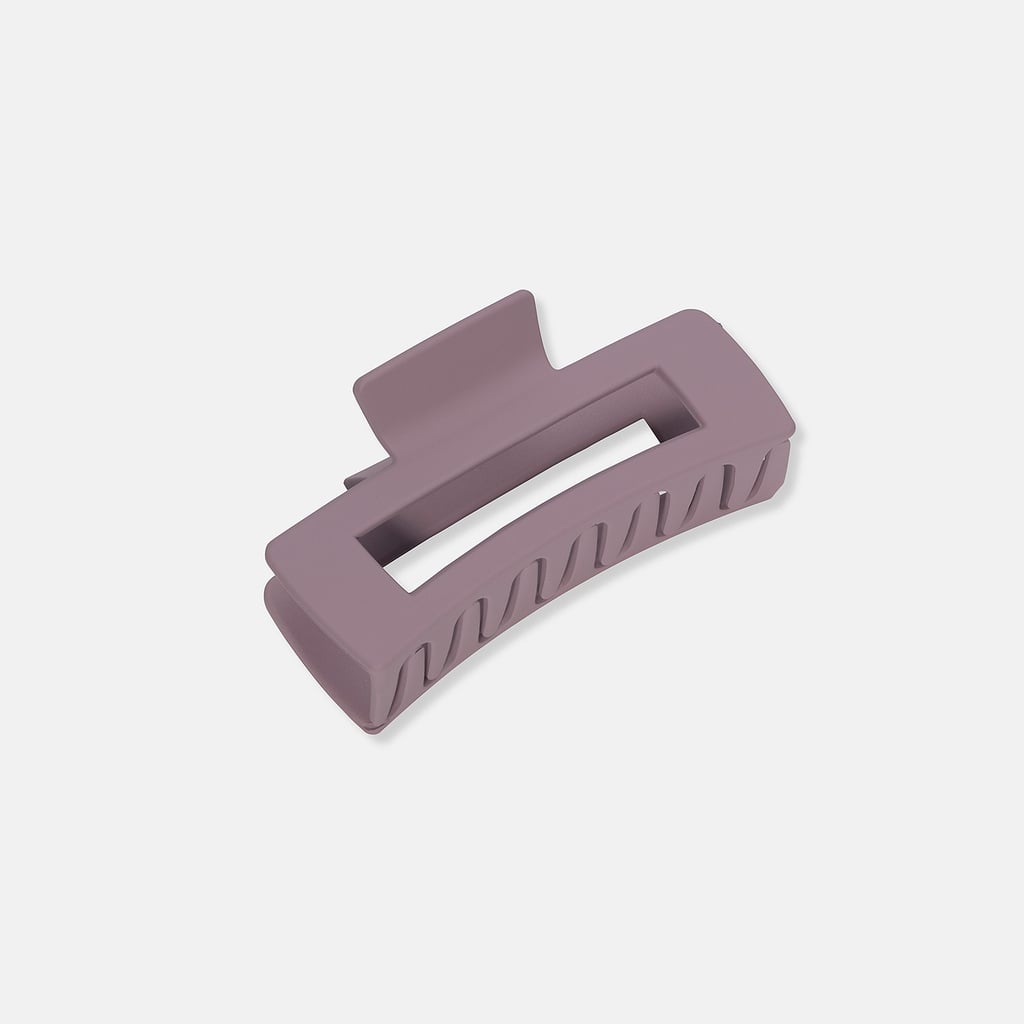 Lila hårklämma 10 cm