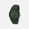 Black Oak Monarch Kronograf grön metall - 41 mm