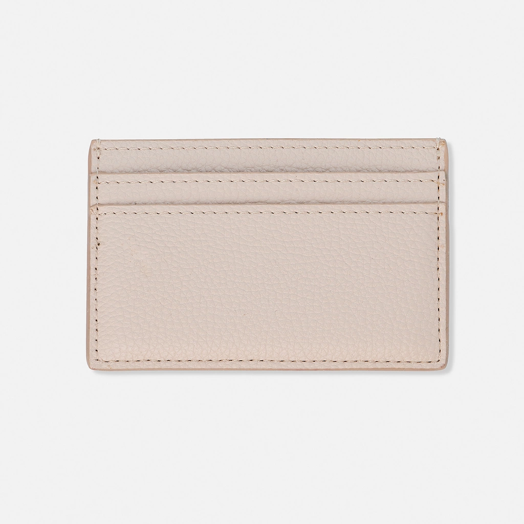 Korthållarer, fem fack - beige konstläder