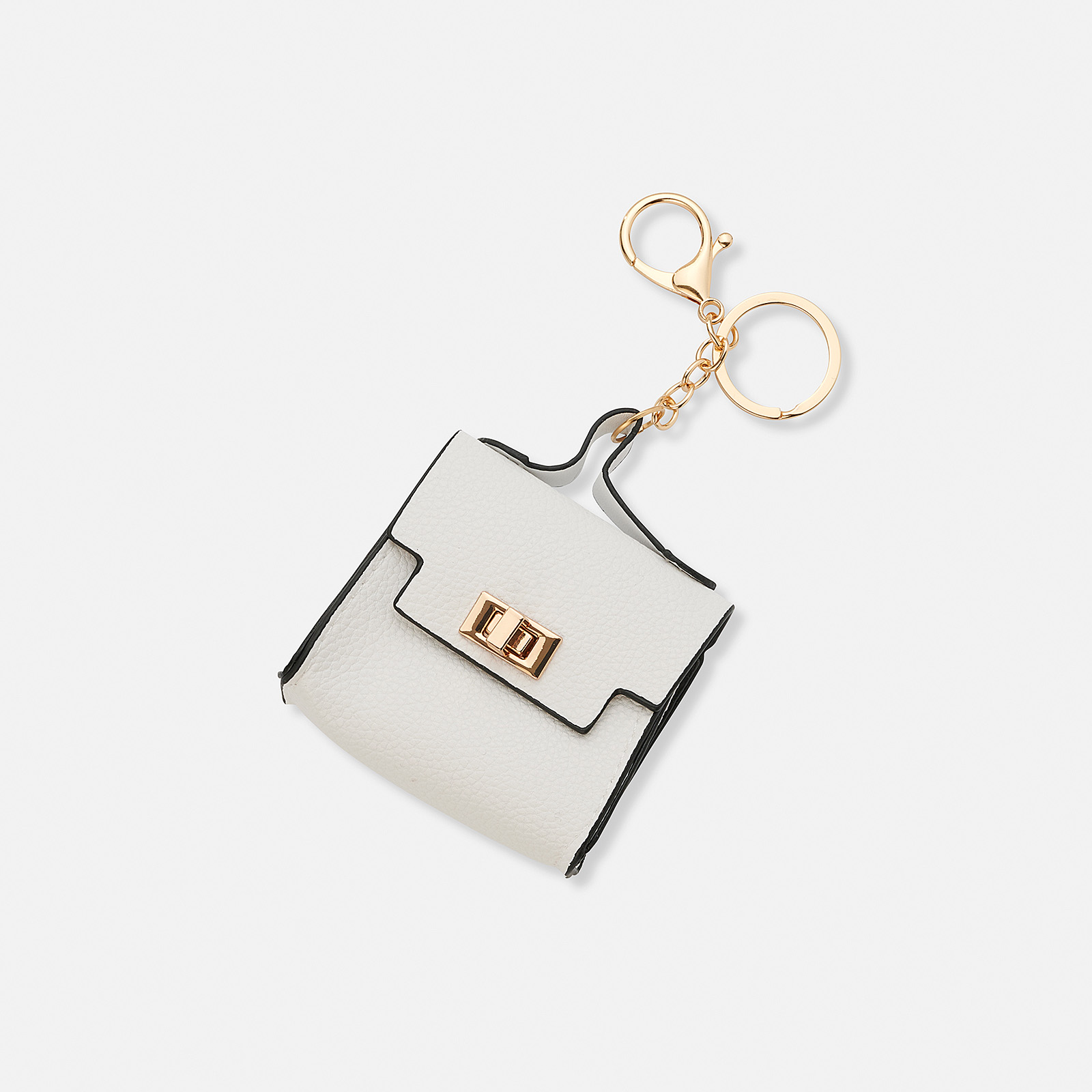 Väskaccessoar - vit mini-väska