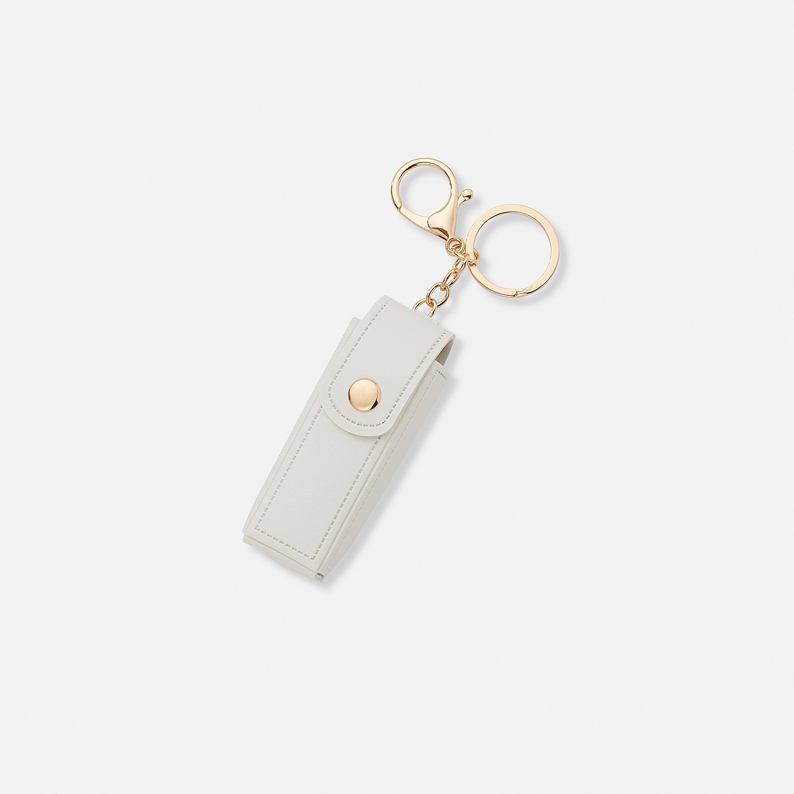 Väskaccessoar - vitt läppstiftsfodral
