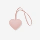 Väskaccessoar - ljusrosa hjärta