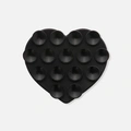 Mobilhållare med sugkoppar, svart hjärta