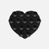 Mobilhållare med sugkoppar, svart hjärta