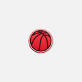 Mobilaccessoar 3D-sticker, basketboll