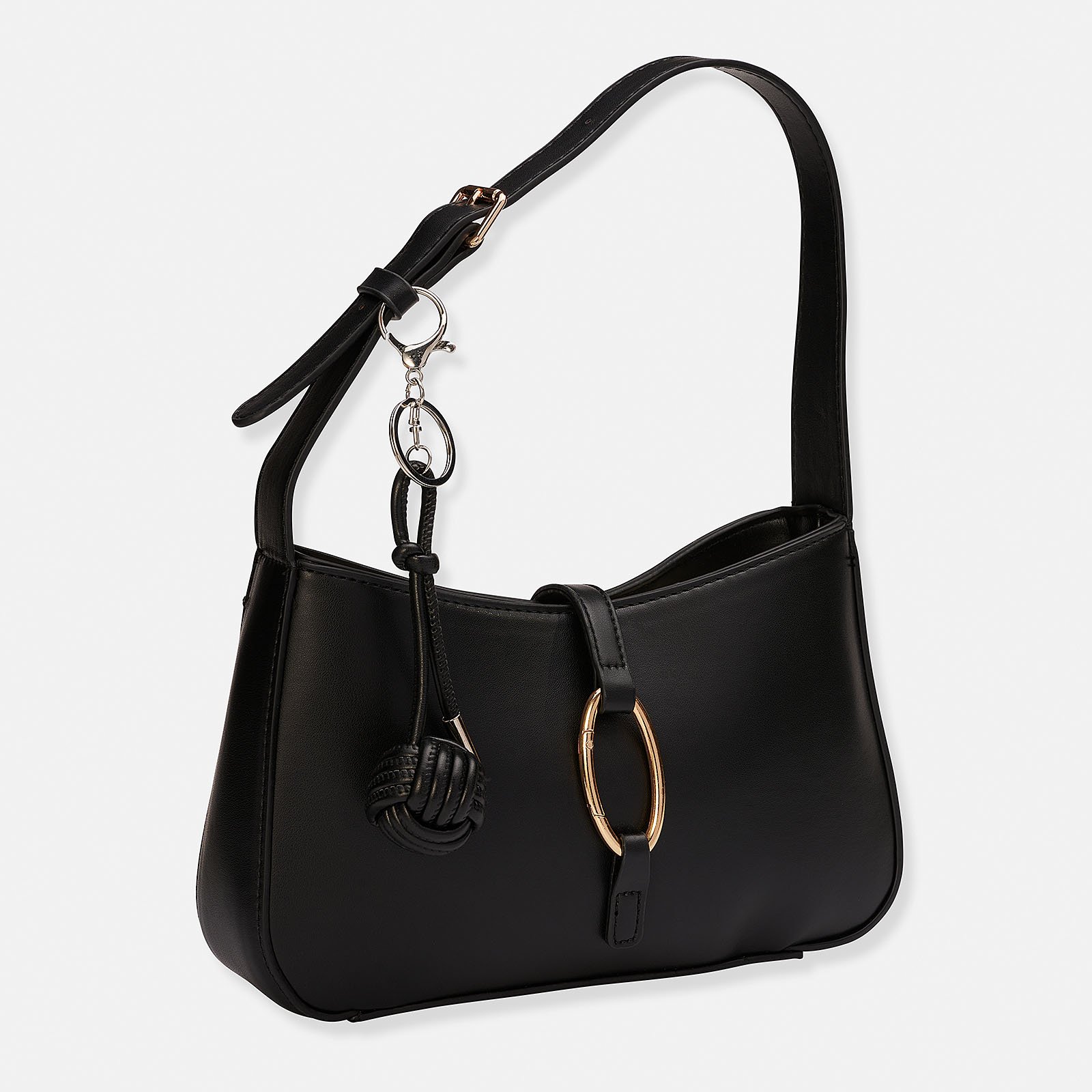 Väskaccessoar - svart knop