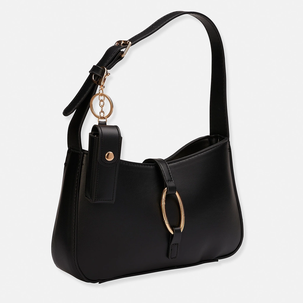 Väskaccessoar - svart läppstiftsfodral