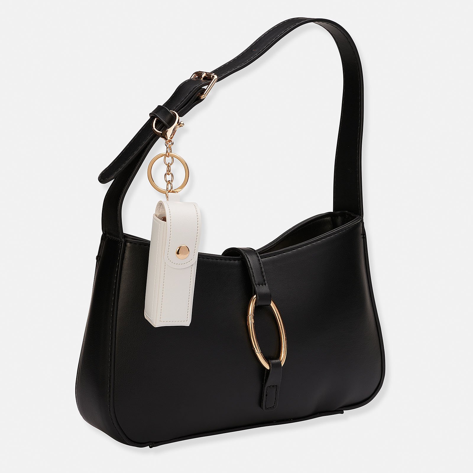 Väskaccessoar - vitt läppstiftsfodral