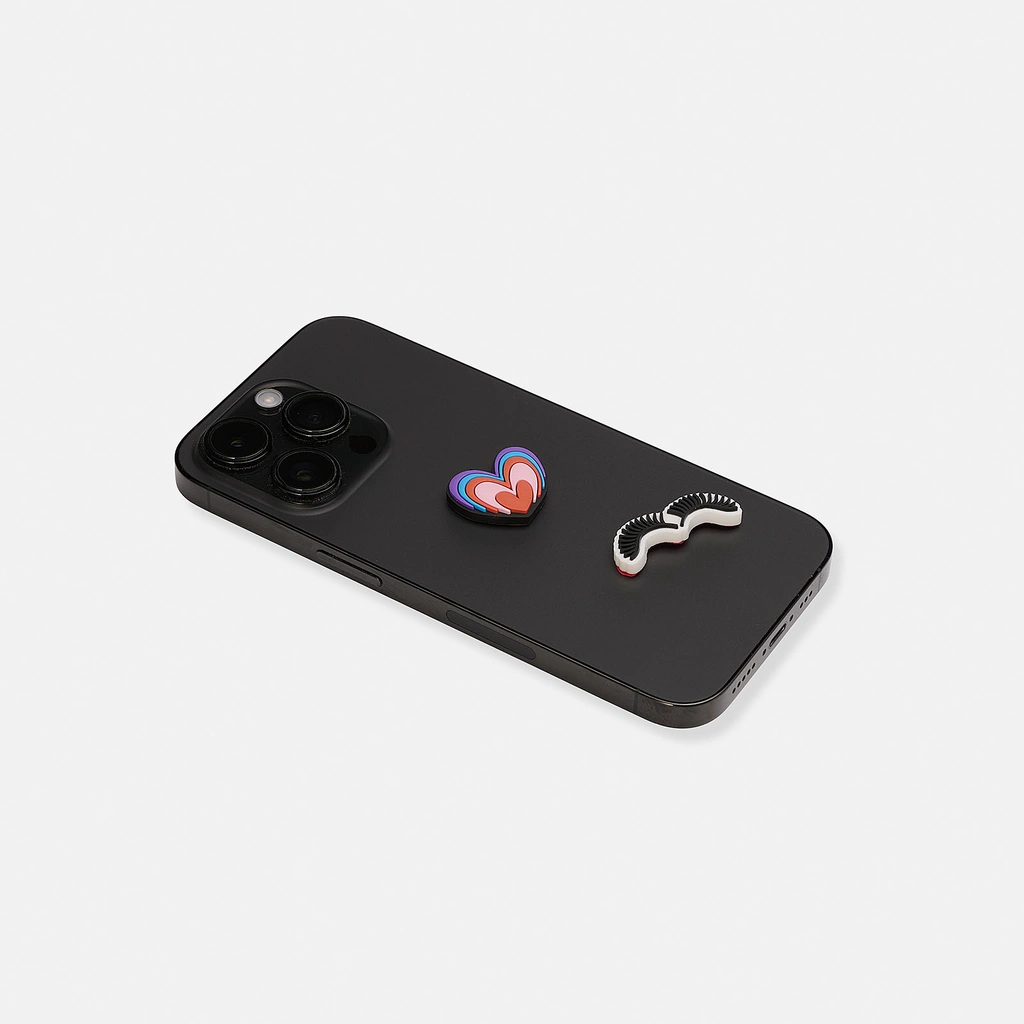 Mobilaccessoar 3D-sticker, mun