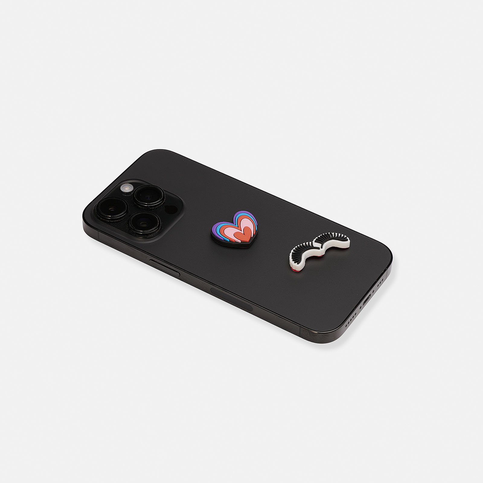 Mobilaccessoar 3D-sticker, regnbågsfärgat hjärta Mobilaccessoar 3D-sticker, regnbågsfärgat hjärta