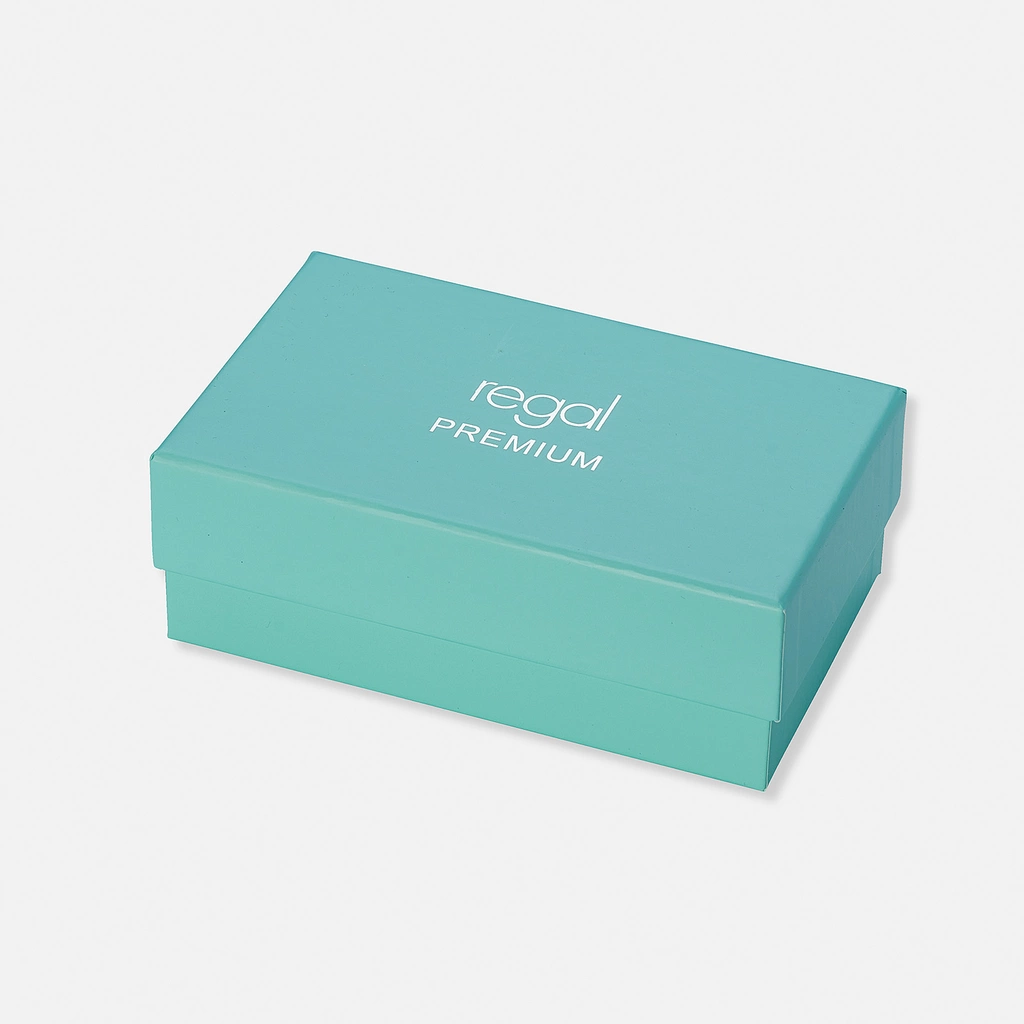 Regal klockset dam, rektangulär, vit/silver - 20x30 mm