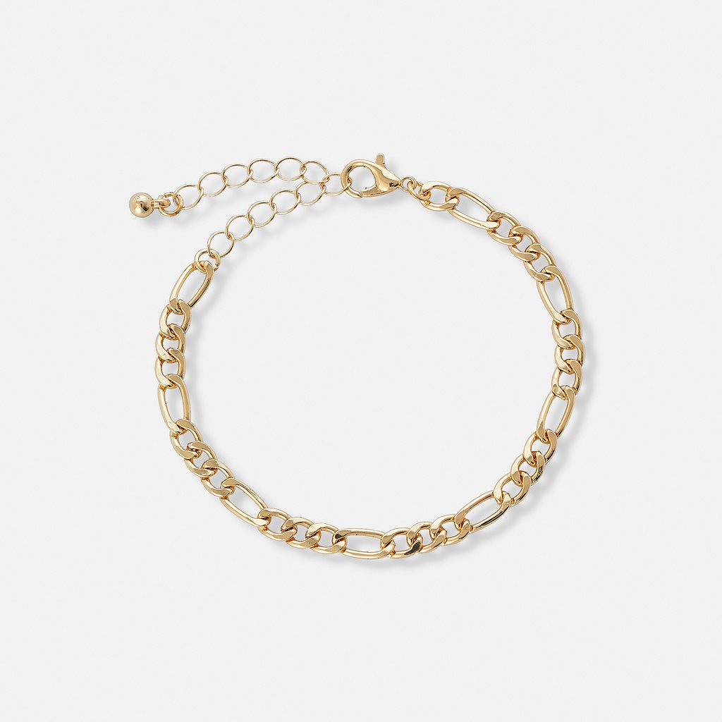 Regal klockset dam, fyrkantig, vit/guld - 25x25 mm