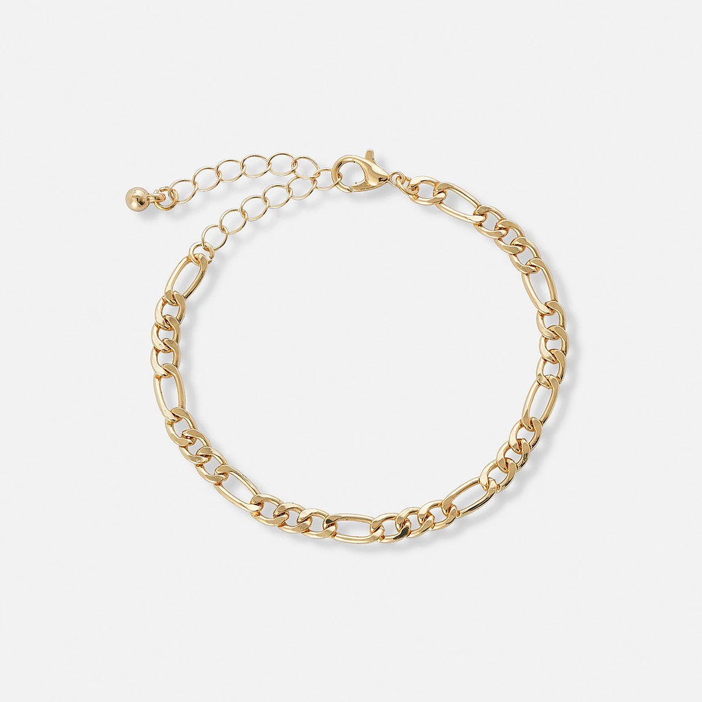 Regal klockset dam, fyrkantig, vit/guld - 25x25 mm