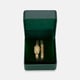 Ivy n Rox Embrace damklocka, guld/vit - 17x28 mm