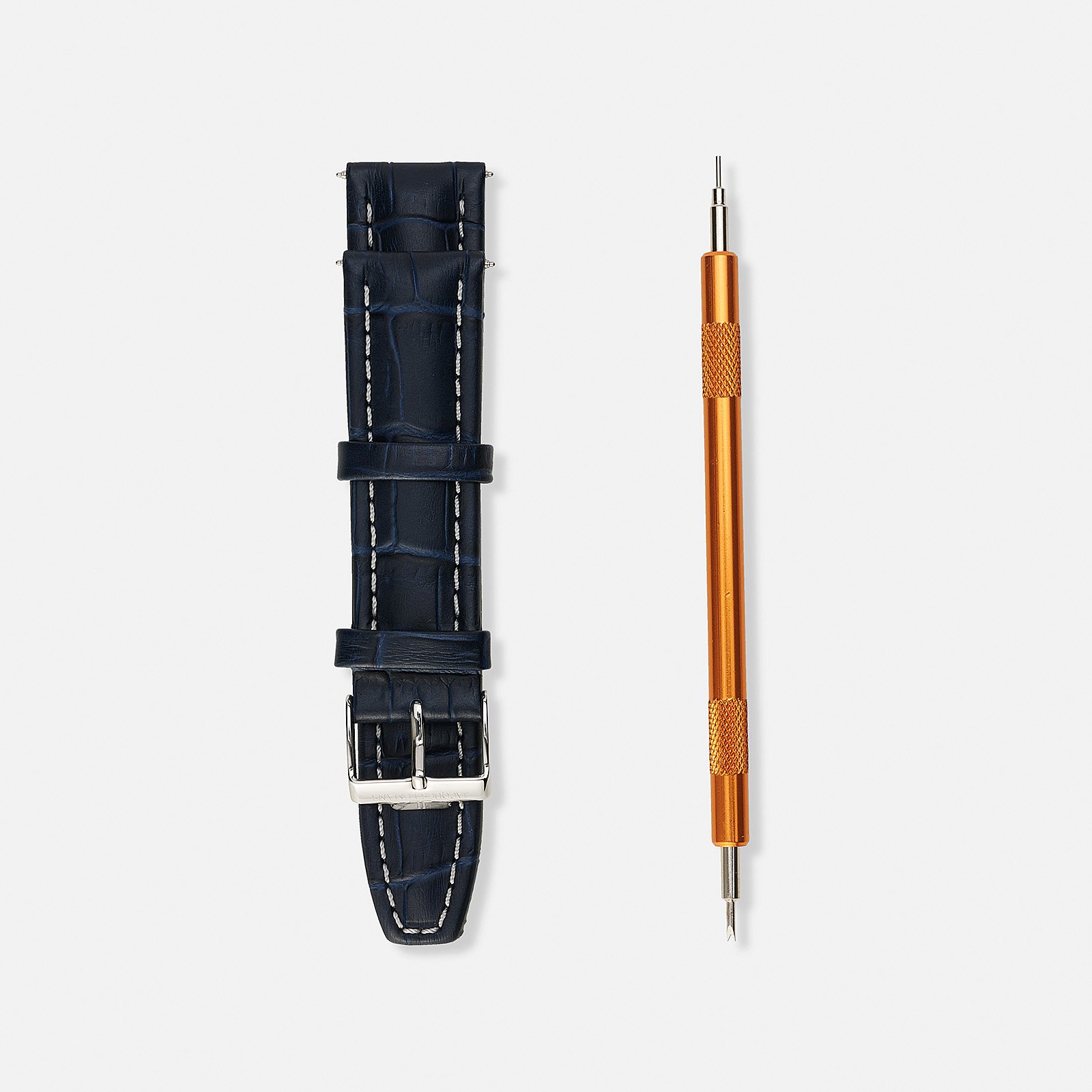 Jacques Lemans Liverpool herrklocka - set blå/stål, 44 mm