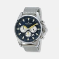 Jacques Lemans Liverpool herrklocka - set blå/stål, 44 mm