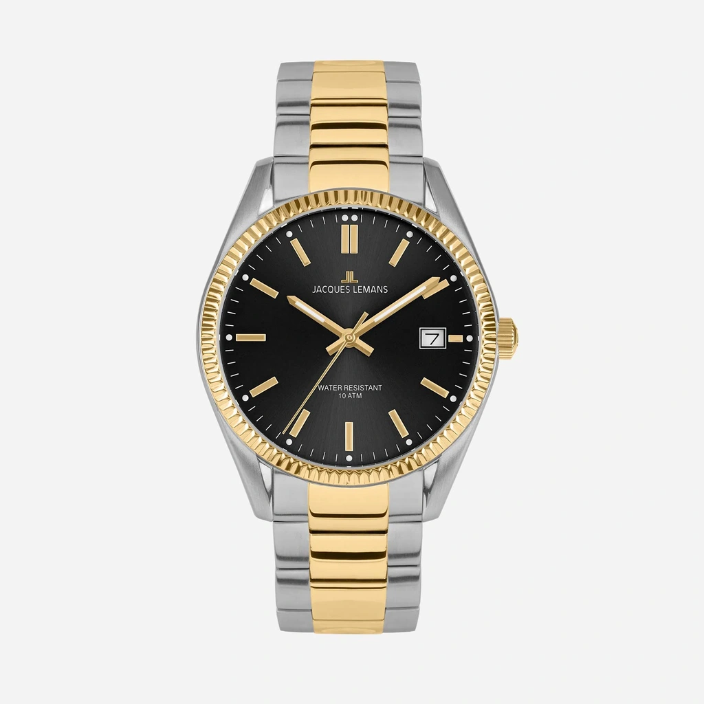 Jacques Lemans Derby - herrklocka, svart/bicolor, 40 mm