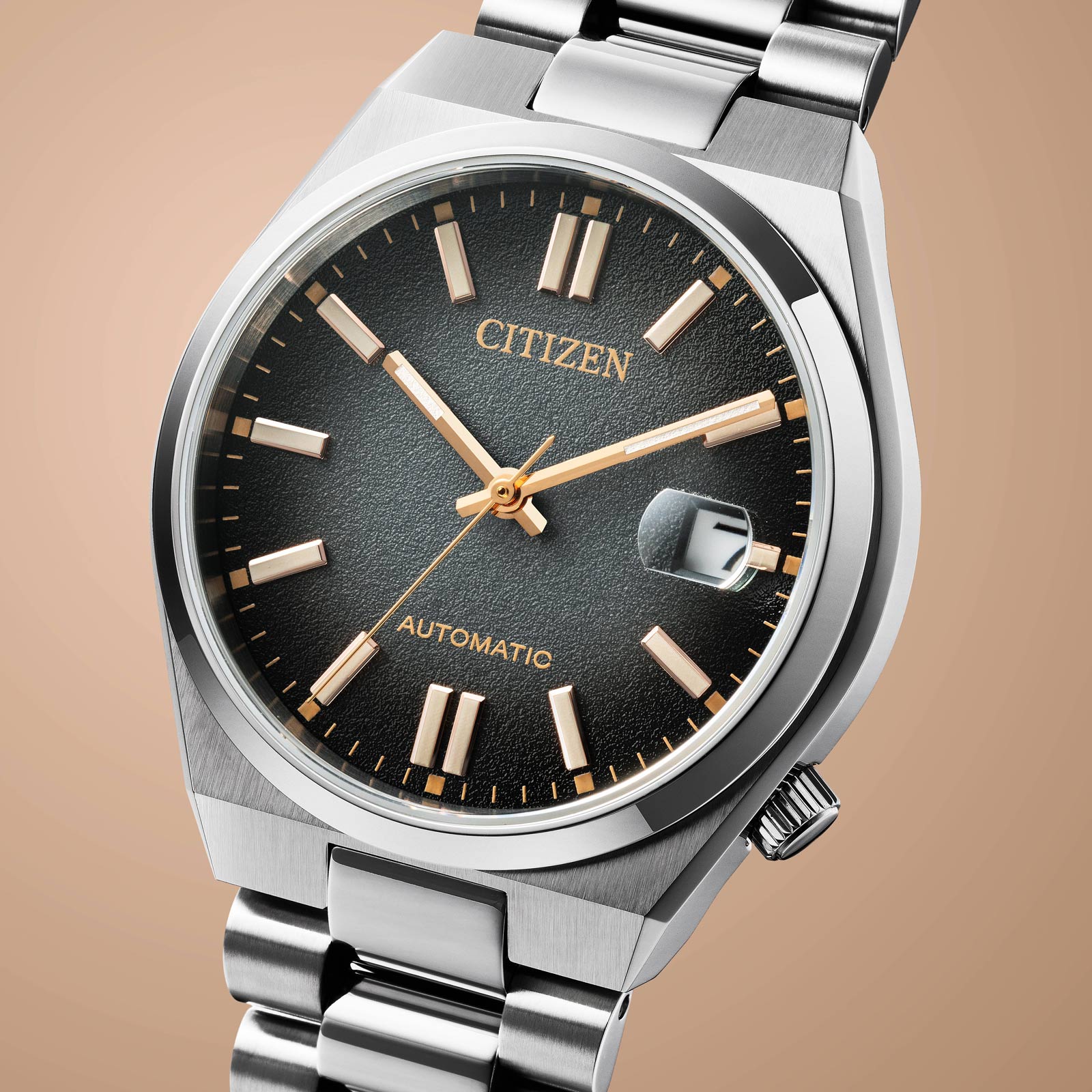 Citizen Tsuyosa Automatic - stål/svart 37mm NJ0200-50E