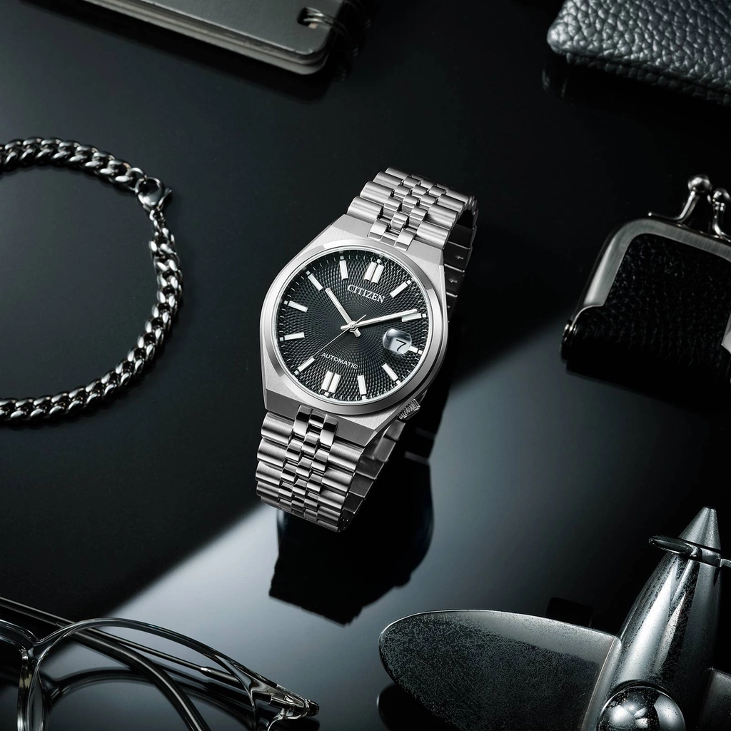 Citizen Tsuyosa 60 Automatic - stål/svart 40mm NK0020-55E