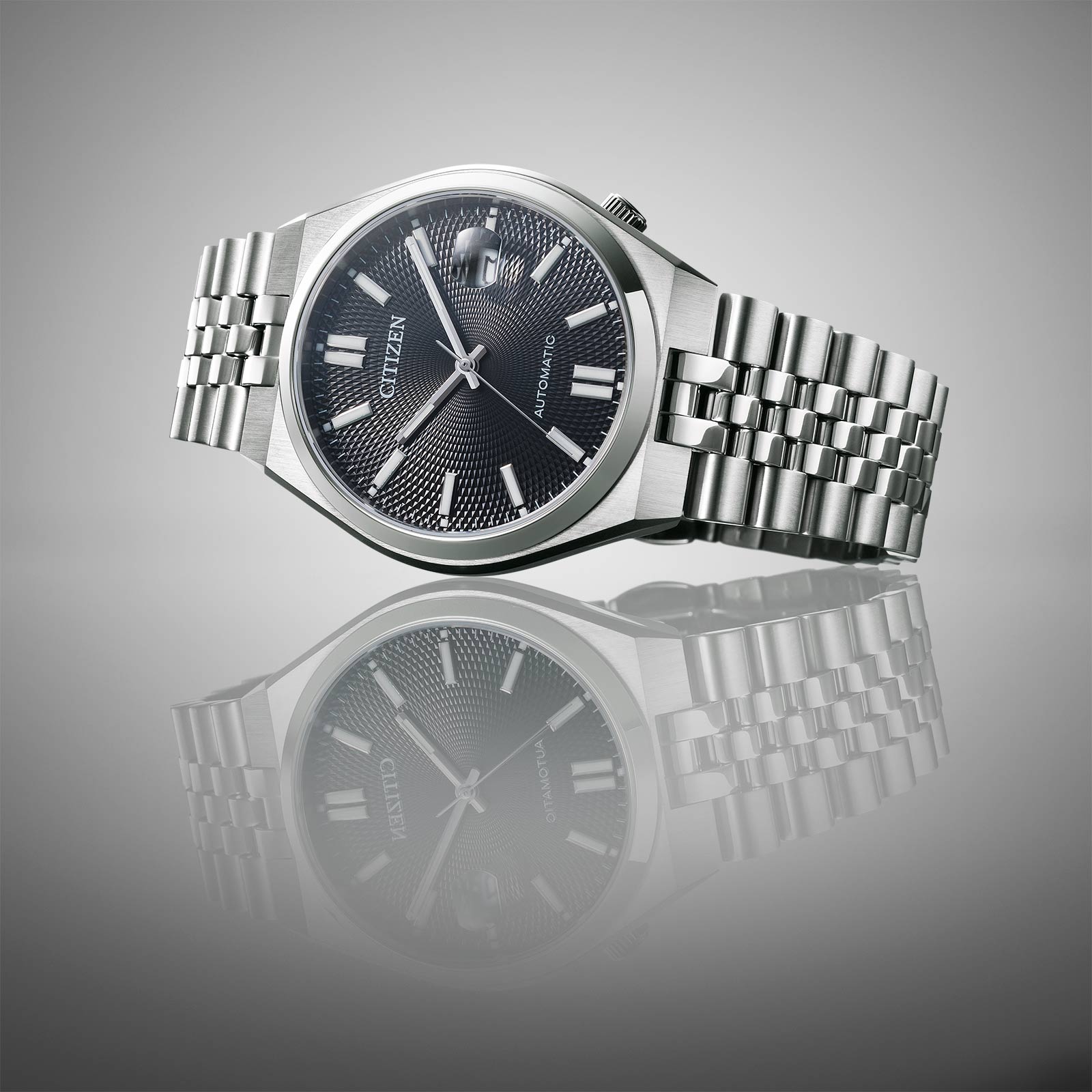 Citizen Tsuyosa 60 Automatic - stål/svart 40mm NK0020-55E