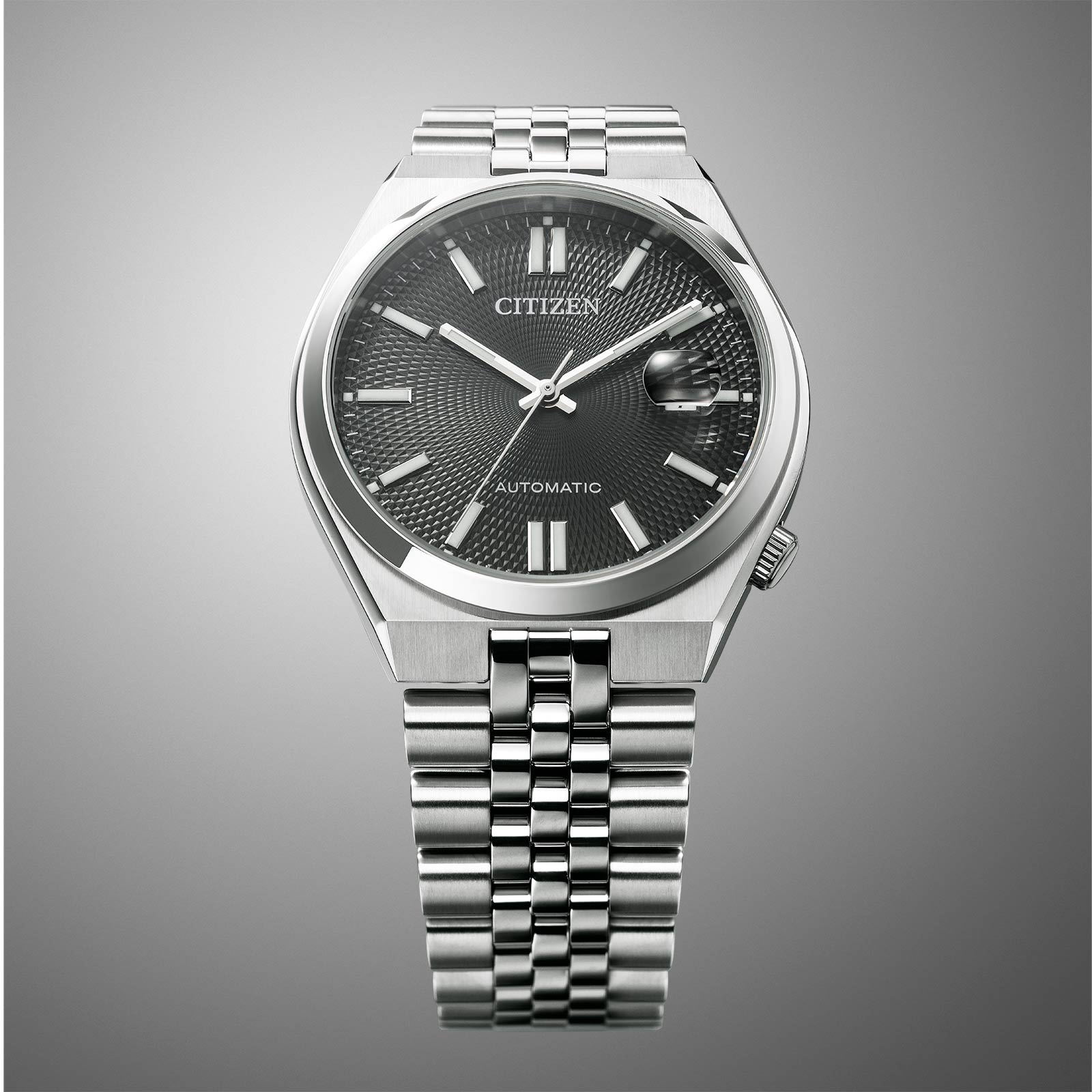 Citizen Tsuyosa 60 Automatic - stål/svart 40mm NK0020-55E