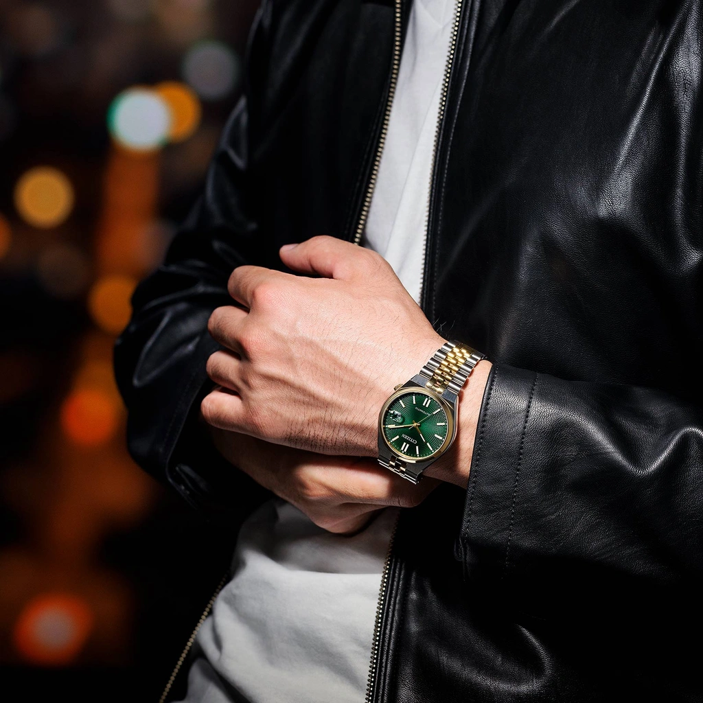 Citizen Tsuyosa 60 Automatic - bicolor/grön 40mm NK0024-54X