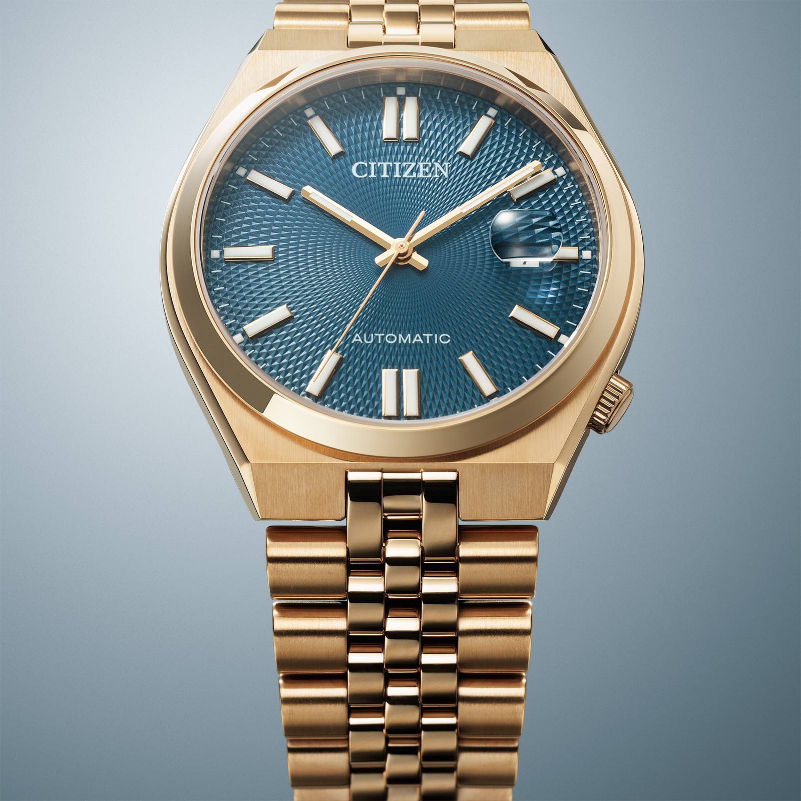 Citizen Tsuyosa 60 Automatic - guld/blå 40mm NK0023-57L