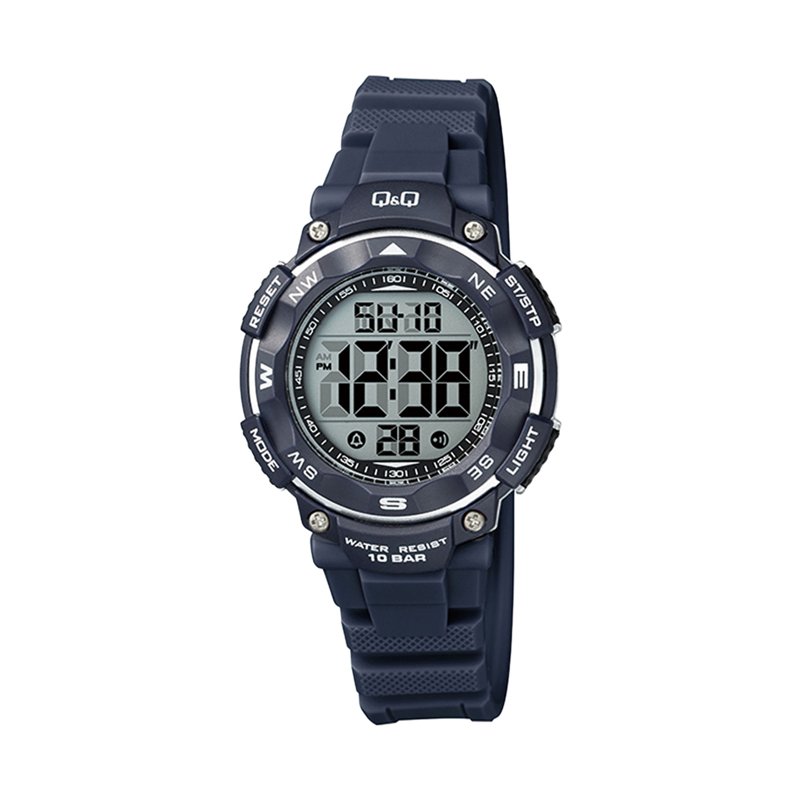 Q&Q digital barnklocka - mörkblå, 38 mm