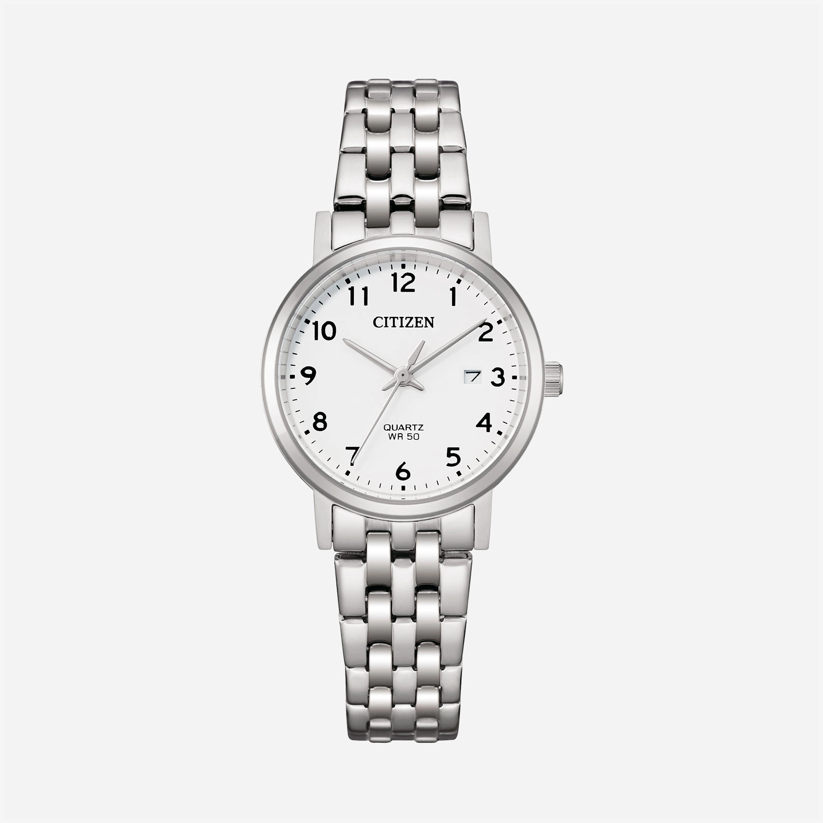 Citizen damklocka vit/stål, 28 mm - EU6090-54A